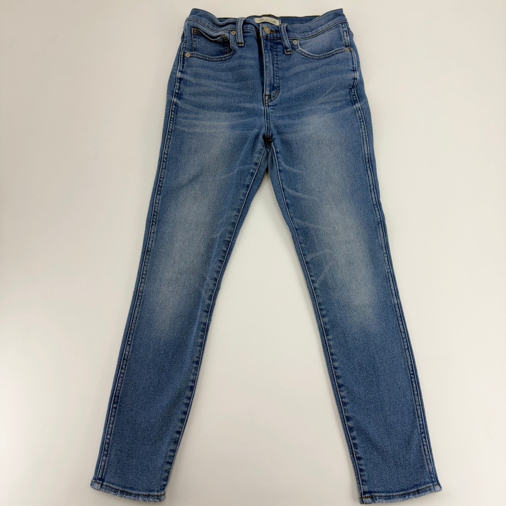 Madewell 10" High-Rise Skinny Crop Jeans Women's 27T Tall Blue AJ302